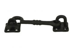 Crochet de toilette laiton noire peinture électrostatique