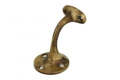 Support pour rampe d'escalier laiton patiné (Plat)
