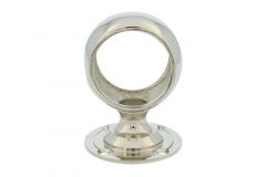 Support pour rampe d'escalier laiton nickelé Ø 40mm