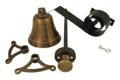 Tirette Cloche & Bell laiton patiné (1928)