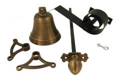 Tirette Cloche & Bell laiton patiné (1905)