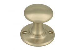 Bouton porte d’entrée Ø 40 mm nickel brossé