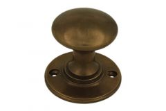 Bouton porte d’entrée Ø 40 mm laiton patiné