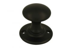Bouton porte d’entrée Ø 40 mm laiton noir