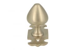 Pommeau de tirage de porte d'entrée nickel satiné (1905)
