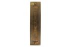 Boîte aux lettres "BRIEVEN" modèle vertical laiton patiné