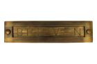 Boîte aux lettres "BRIEVEN" laiton patiné des années 30