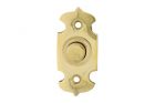Bouton de sonnette laiton poli 25x55mm