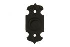 Bouton de sonnette laiton noir 25x55mm