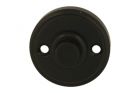 Bouton de sonnette laiton noir Ø40mm