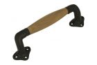 Poignée de porte 172mm déportée et fonte noire