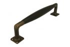 Poignée de porte modèle moderne laiton patiné 250mm