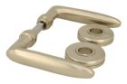 Béquilles de porte "Dudok" nickel satiné (paire)