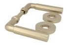 Béquilles de porte "Frankfurter" nickel satiné (paire)