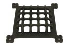 Grille de porte en fonte poudre manteau taille 170 × 170mm