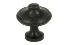 Bouton en fonte noire petit Ø 23mm H24mm