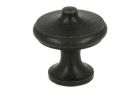 Bouton en fonte noire grand Ø 33mm H34mm