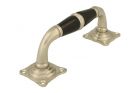 Poignée de tirage 150mm ornementée nickel satiné