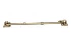 Crochet de contrevent nickel brossé modèle antique 200mm