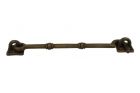 Crochet de contrevent nickel patiné modèle antique 200mm