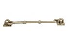 Crochet de contrevent nickel brossé modèle antique 250mm