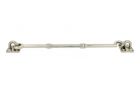 Crochet de contrevent nickel brillant modèle antique 250mm