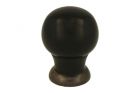 Bouton de meuble bakélite laiton patiné 39mm H48mm
