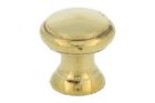 Bouton de meuble laiton poli petit Ø 17mm H17mm