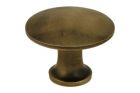 Bouton laiton patiné petit Ø 23mm H16mm