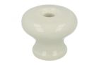 Bouton porcelaine Ø 25mm H20mm. Livré sans vis