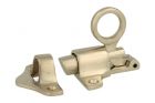 Loqueteau de fenêtre avec gâche à pattes nickel satiné