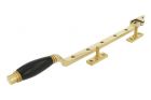 Entrebailleur de fenêtre laiton poli bakélite 315mm