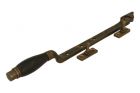 Entrebailleur de fenêtre laiton patiné bois d'ébène 315mm