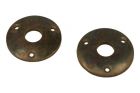 Rosace ronde en laiton patiné,diamètre du trou 15mm (paire)