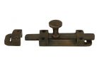 Targette de porte en laiton patiné 103x28mm (Lxl)