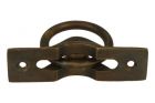 Anneau de tirage porte coulissante laiton patiné