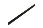 Tringle supplémentaire demi-ronde laiton noir. H. 1.30 m