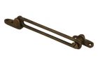 Compas pour fenêtre à soufflet laiton patiné 120mm.