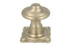 Pommeau de tirage de porte d'entrée nickel satiné (1895)