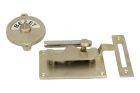 Verrou de porte de WC Vrij/Bezet 92x52mm en nickel satiné