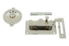 Verrou de porte de WC Vrij/Bezet 92x52mm en laiton nickelé