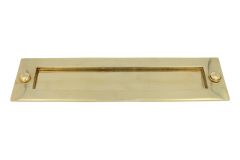 Boîte aux lettres laiton poli des années 30