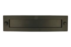 Boîte aux lettres laiton noir peinture électrostatique