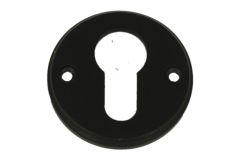 Rosace à cylindre Ø 50 mm en noire peinture électrostatique