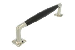 Poignée de porte modèle moderne 250mm laiton nickelé