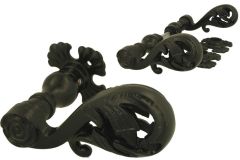 Béquilles de porte en fonte modèle lourde (paire)