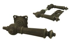 Béquilles de porte en fonte grise (paire)