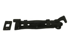 Targette de porte(grand) en fonte noire 190x49mm (Lxl)