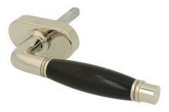 Poignée (1928) laiton nickelé bois d'ébène