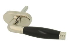 Poignée (1926-1928) laiton nickelé bois d'ébène